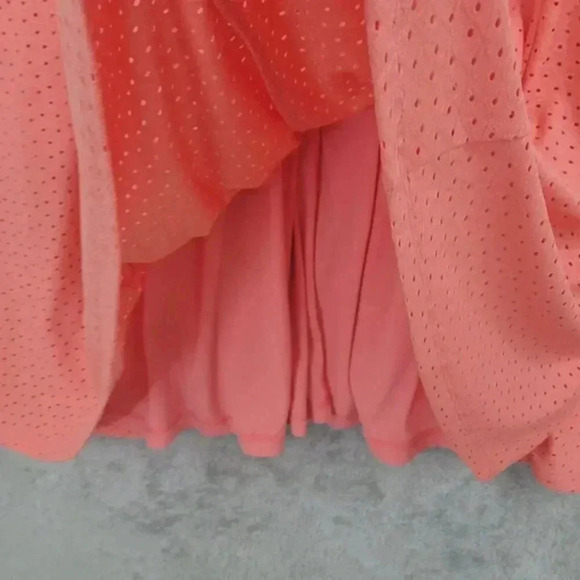 NWT Lane Bryant Coral Wrap Dress‎ 18/20 With Waist Tie Polyester Spandex 21CT - Picture 8 of 9